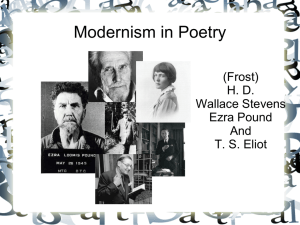 Modernism in Poetry