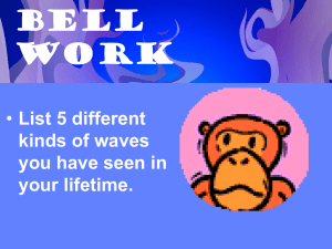 Bell Work - Science is Cool