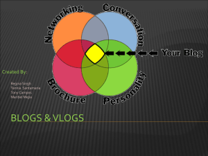 Blogs & Vlogs Team Power Point Project