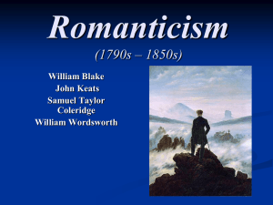Romanticism & William Blake