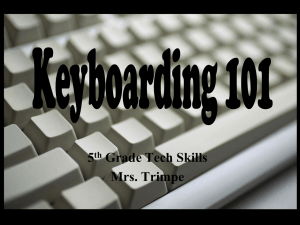 Keyboarding 101 Presentation