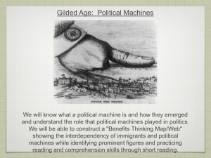Political Machines powerpoint