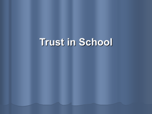 Trust in School - PLC Washington / Homepage