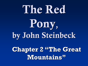 The Red Pony, by John Steinbeck