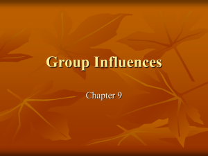 Group Influences