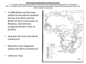 How important was the Berlin Conference?