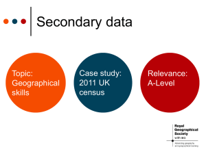 Secondary data - Geography in the News