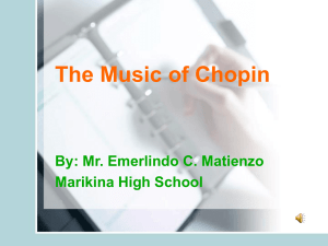 The Music of Chopin