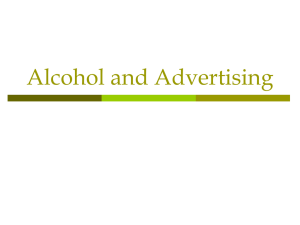 Alcohol and Advertising - Spokane Public Schools