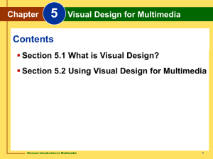 Chapter 5 Visual Design for Multimedia