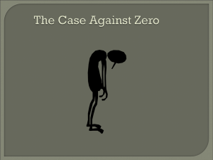 IGPro - The Case Agaist Zero