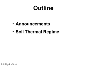 Quiz, question 1 - Soil Physics, Iowa State University