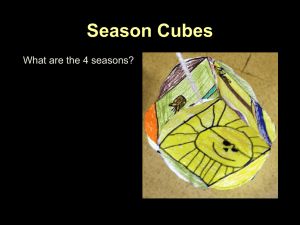 Season Cubes