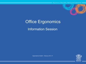 Office Ergonomics Information Session