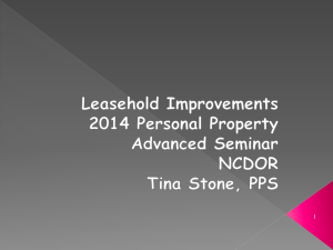 Stone - Leasehold Improvements