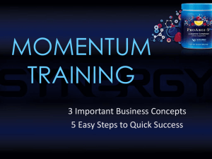 PowerPoint File - Your Momentum Training
