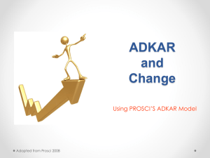 ADKAR and Change