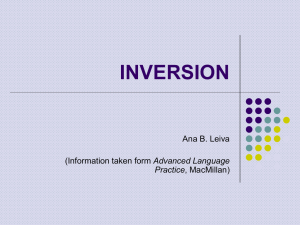 inversion after as