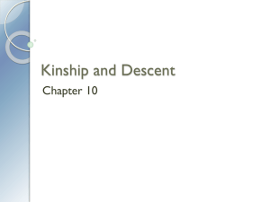 Chapter 21, Kinship and Descent