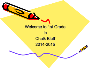 Chalk Bluff - Teacherpage