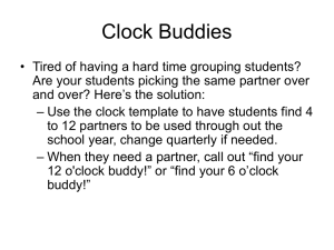 Clock Buddies