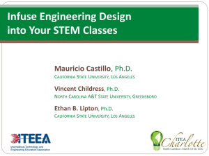 Infuse Engineering Design Into Your STEM Classes