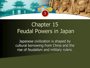 12.4 Feudal Powers in Japan