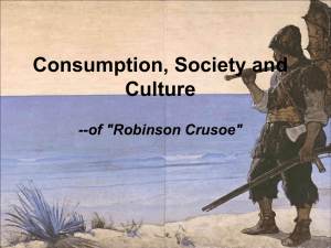 Robinson Crusoe ppt from economic group