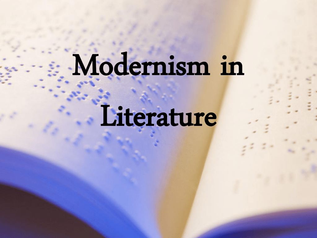 modern literature research