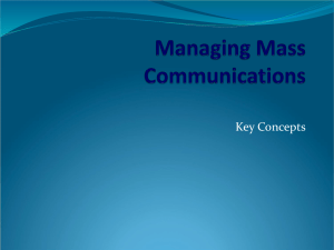 Managing Mass Communications