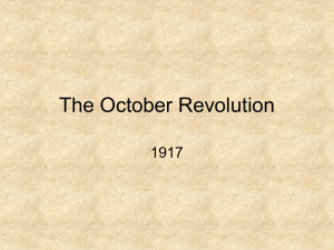 The October Revolution - Alness Academy History