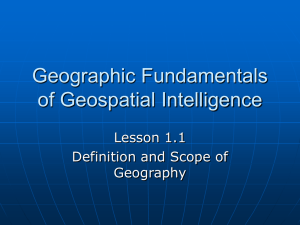 Introduction to Geography - e