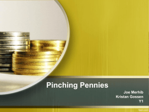 Pinching Pennies Presentation
