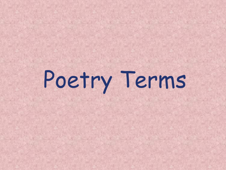 Poetry ppt