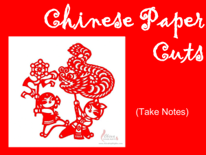 Chinese Paper Cuts - Ms. Kays Art World