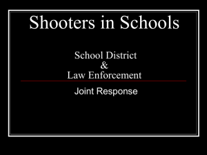 School and Law Enforcement Joint Response