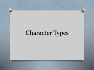 Character Types PowerPoint Lesson