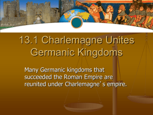 Charlemagne and Germanic Kingdoms