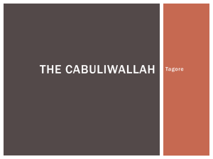 Cabuliwallah (Kabuliwallah) means