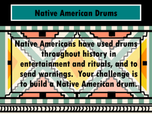 Native American Drums - Maryville City Schools