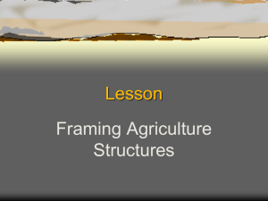 Framing Agriculture Structures