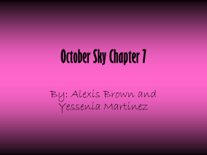 October Sky Chapter 7