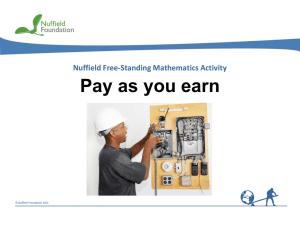 Income tax 2013 - Nuffield Foundation
