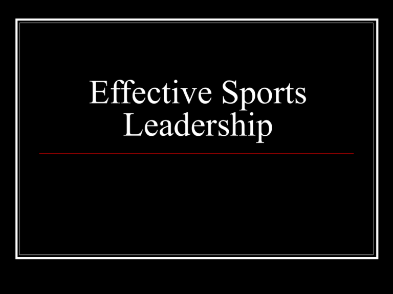 phd sports leadership