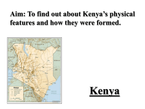 Kenya Physical Features