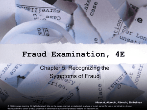 Fraud Examination Chapter 5