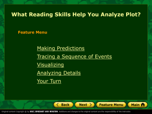 What Reading Skills Help You Understand Plot and Setting?