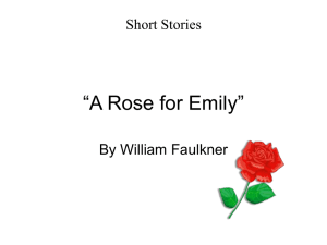 A Rose for Emily - William S. Hart Union High School District