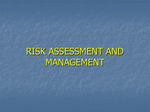 Risk Assessment & Management
