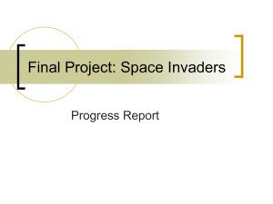 Final Project: Space Invaders
